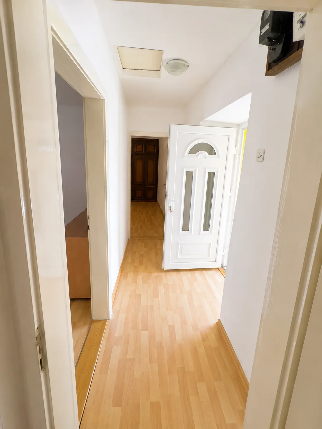 Hallway with entrance door