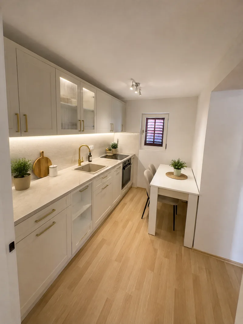 Visualization of a renovated kitchen